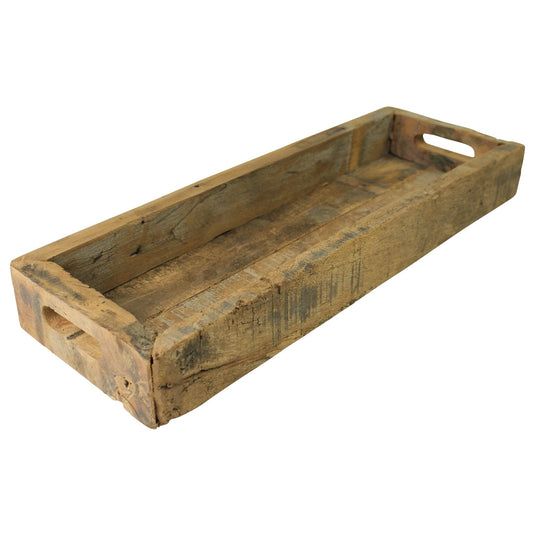 Jumbo Rectangular Wooden Block Serving Tray - Homeroots