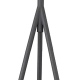 61" Matte Tripod Floor Lamp With Gray Cone Shade - Homeroots