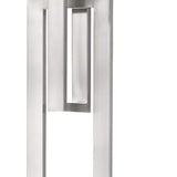 64" Nickel Traditional Shaped Floor Lamp With White Rectangular Shade - Homeroots - Flyclothing LLC