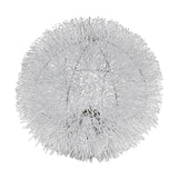 Luminary 1-Light Metallic Silver 15" Accent Lamp - Homeroots
