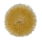 Gold Metal Sunburst Accent Wall Lamp - Homeroots - Flyclothing LLC