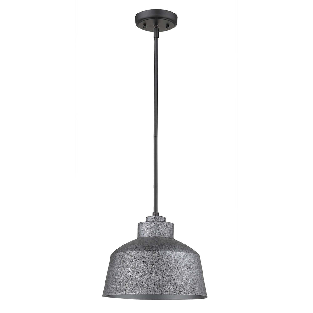 Barnes 1-Light Gray Convertible Pendant - Homeroots
