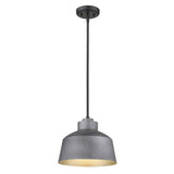Barnes 1-Light Gray Convertible Pendant - Homeroots - Flyclothing LLC