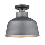 Barnes 1-Light Gray Convertible Pendant - Homeroots - Flyclothing LLC