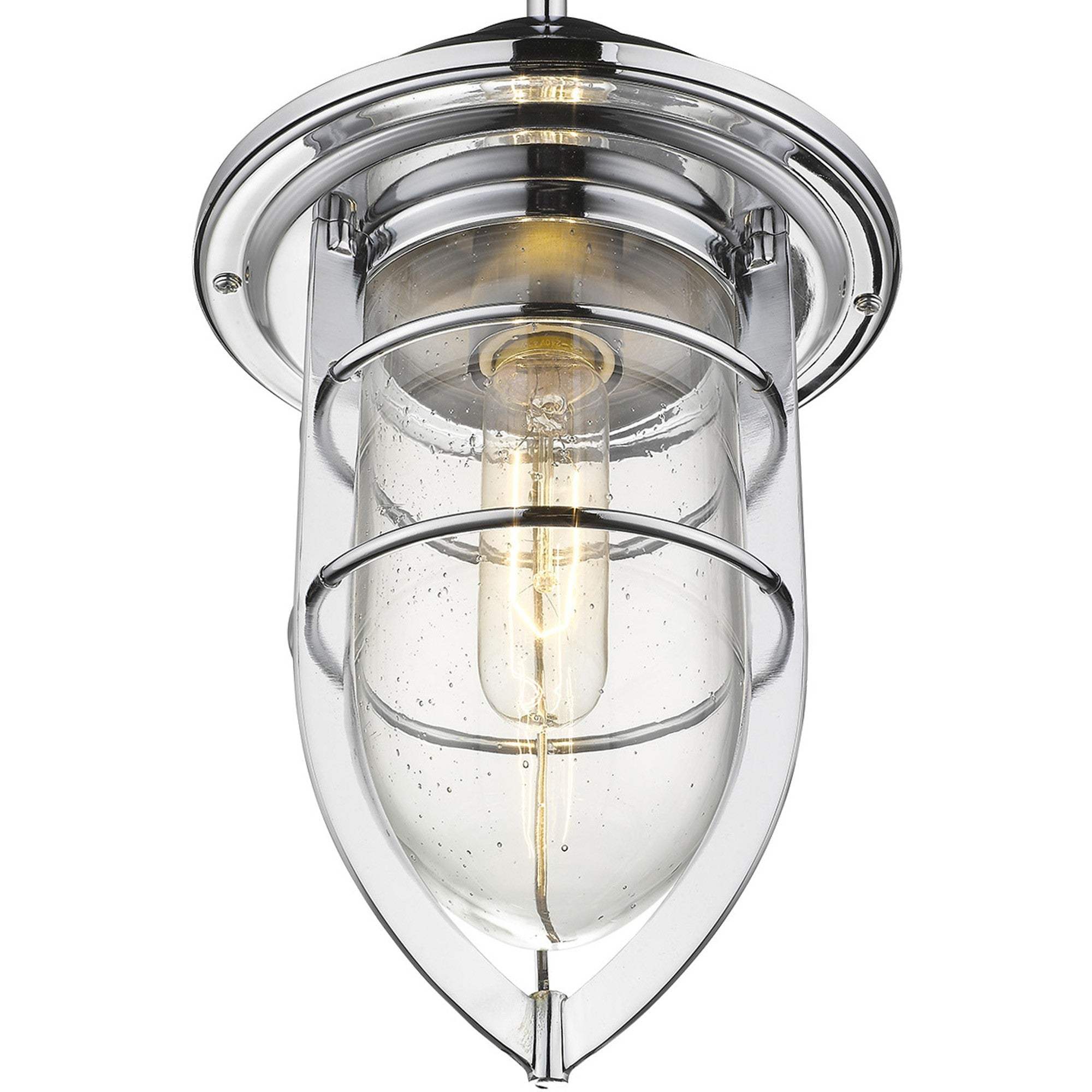 Silver Teardrop Shape Pendant Light - Homeroots - Flyclothing LLC
