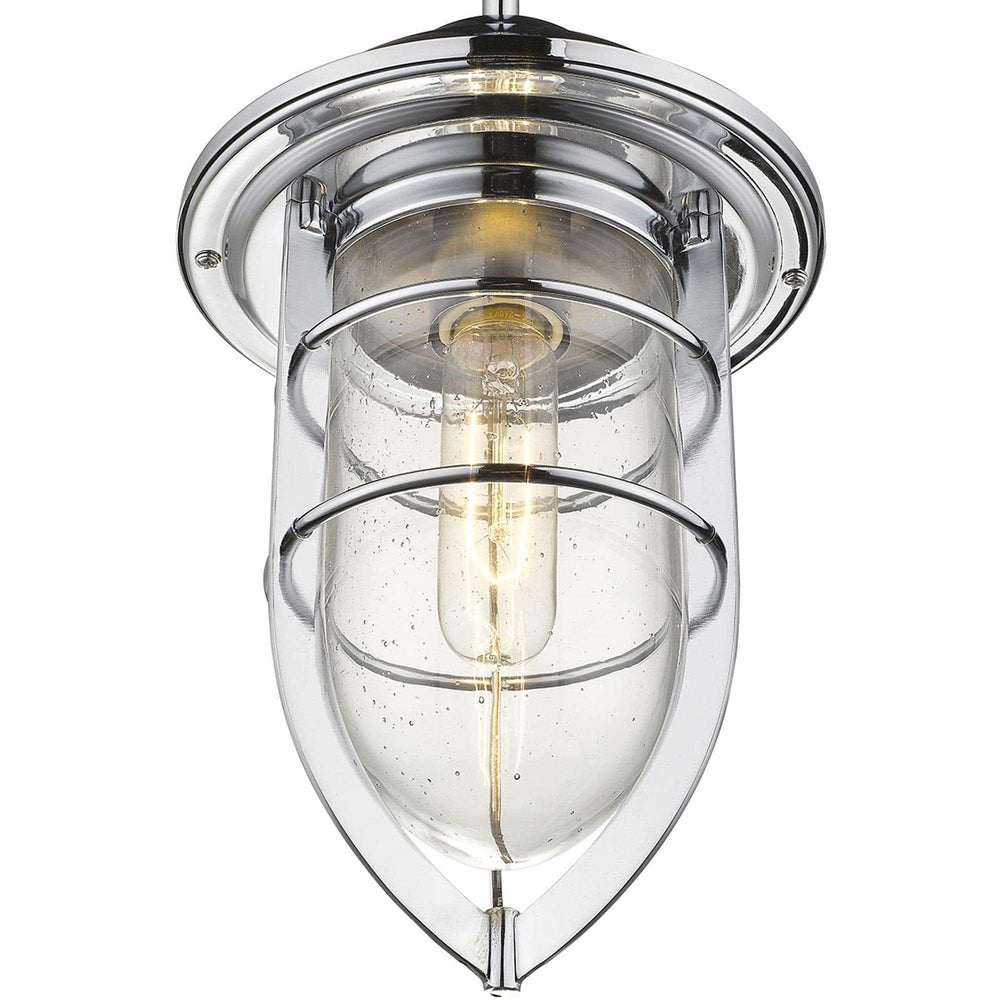 Silver Teardrop Shape Pendant Light - Homeroots - Flyclothing LLC