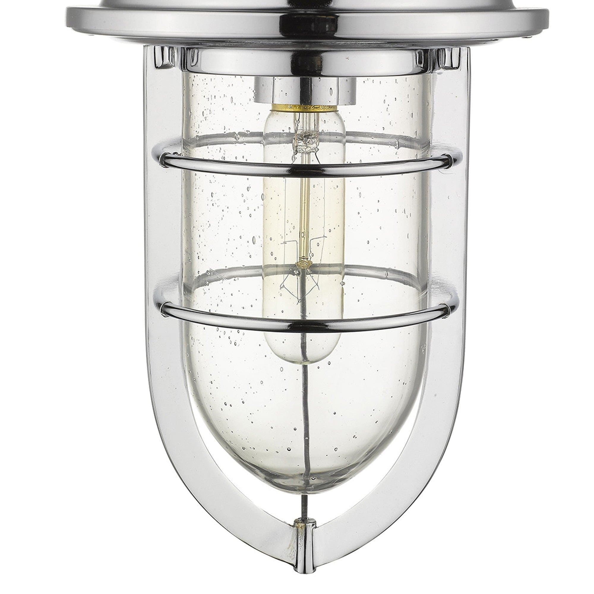 Silver Teardrop Shape Pendant Light - Homeroots