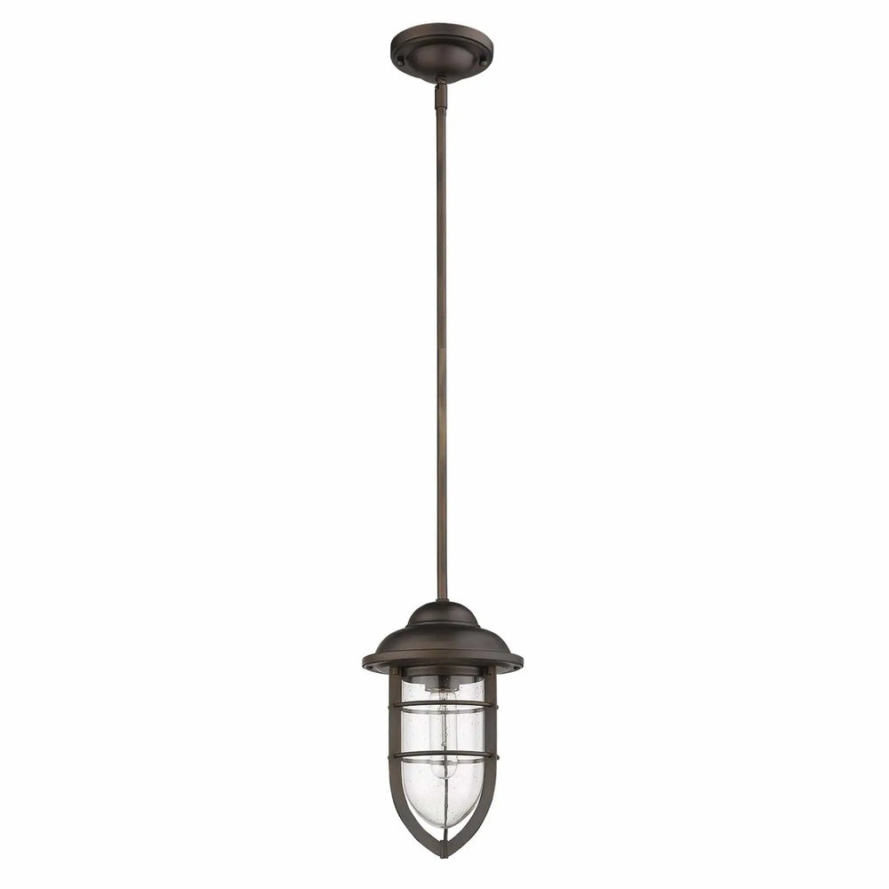 Antique Bronze Teardrop Shape Pendant Light - Homeroots