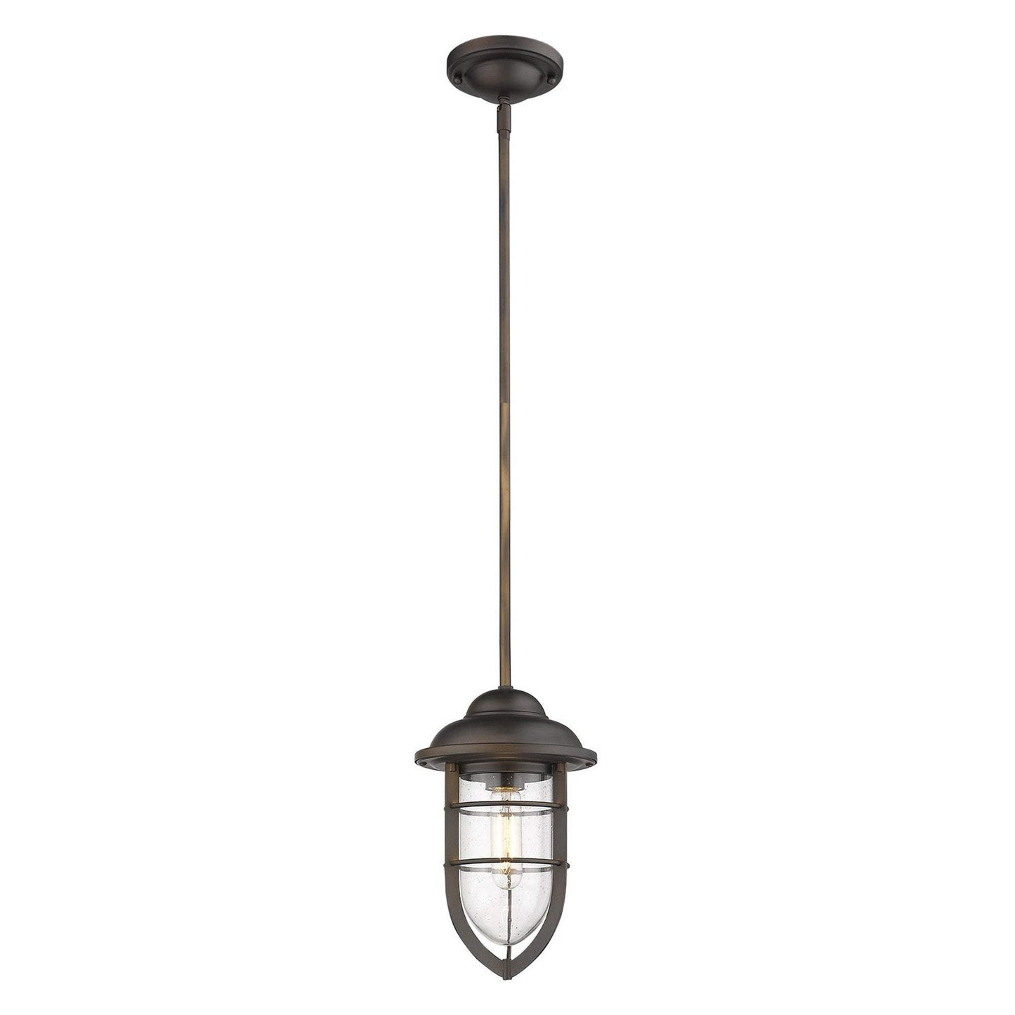 Antique Bronze Teardrop Shape Pendant Light - Homeroots - Flyclothing LLC