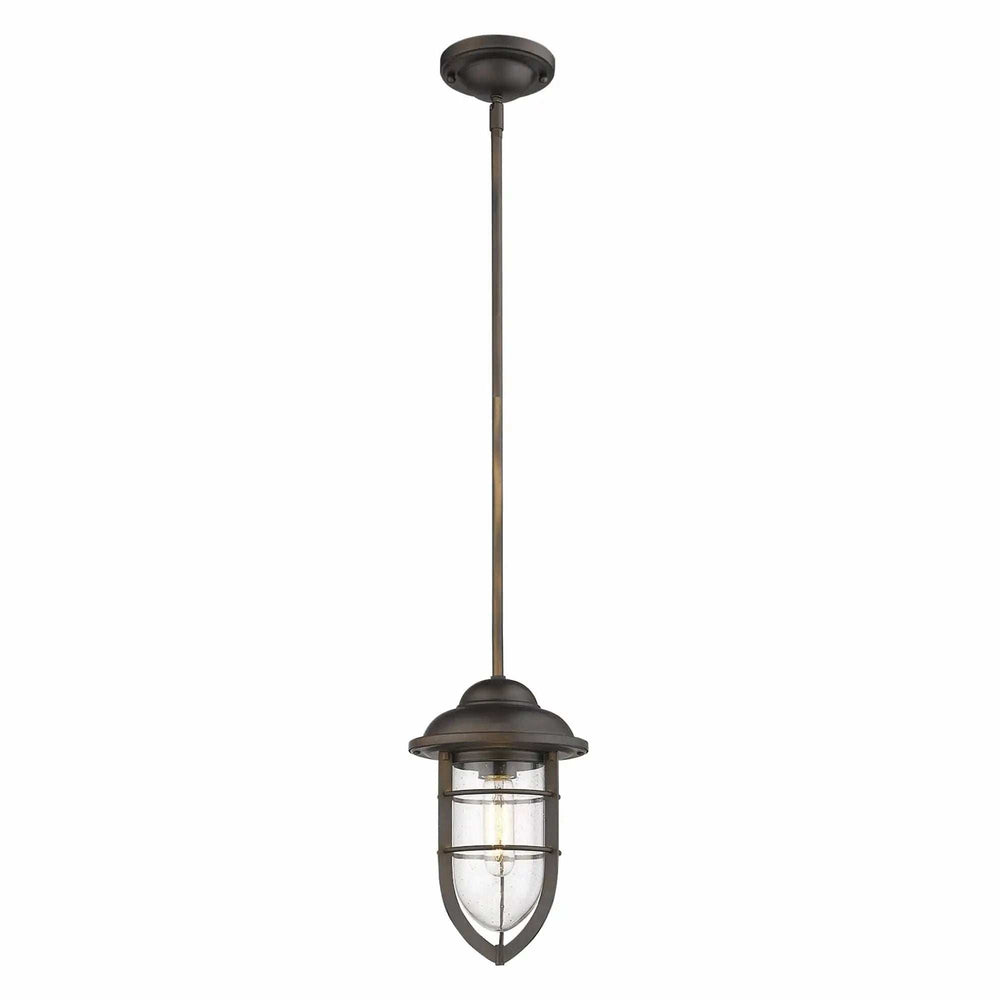 Antique Bronze Teardrop Shape Pendant Light - Homeroots - Flyclothing LLC