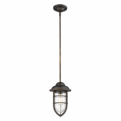 Antique Bronze Teardrop Shape Pendant Light - Homeroots