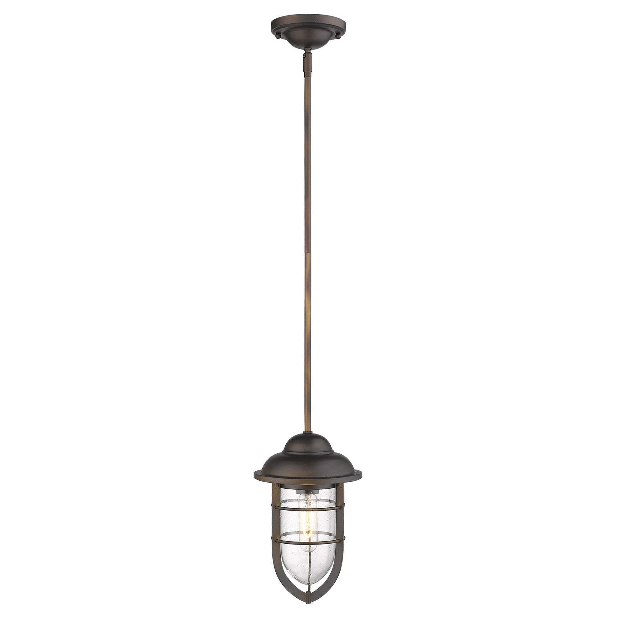 Antique Bronze Teardrop Shape Pendant Light - Homeroots - Flyclothing LLC