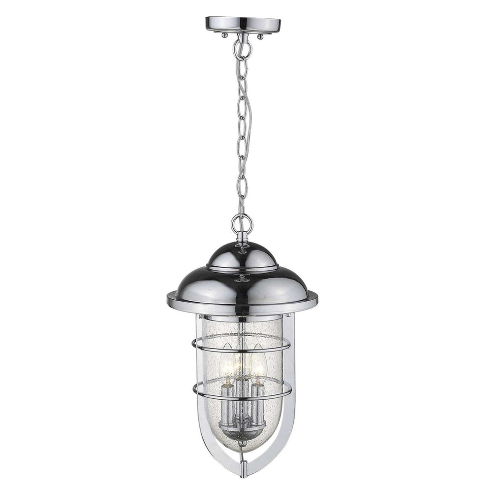 Dylan 3-Light Chrome Hanging Lantern - Homeroots - Flyclothing LLC