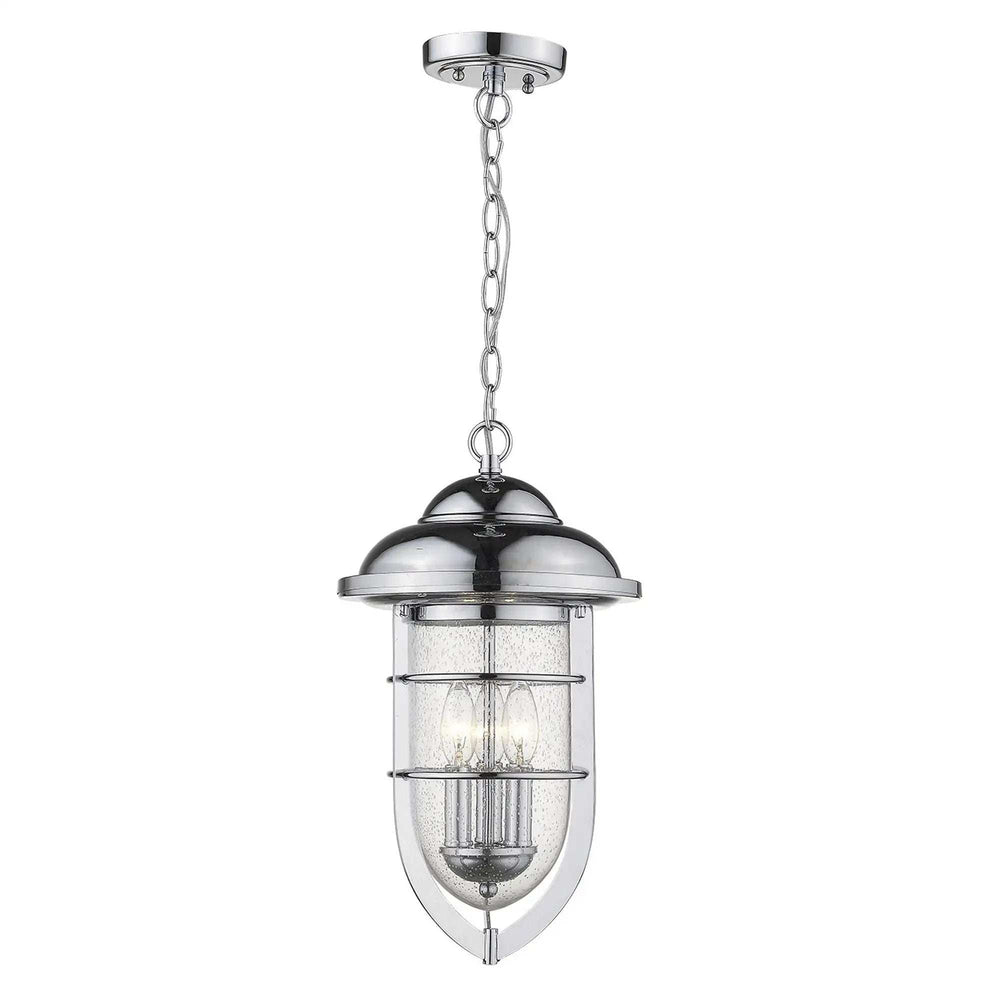 Dylan 3-Light Chrome Hanging Lantern - Homeroots - Flyclothing LLC