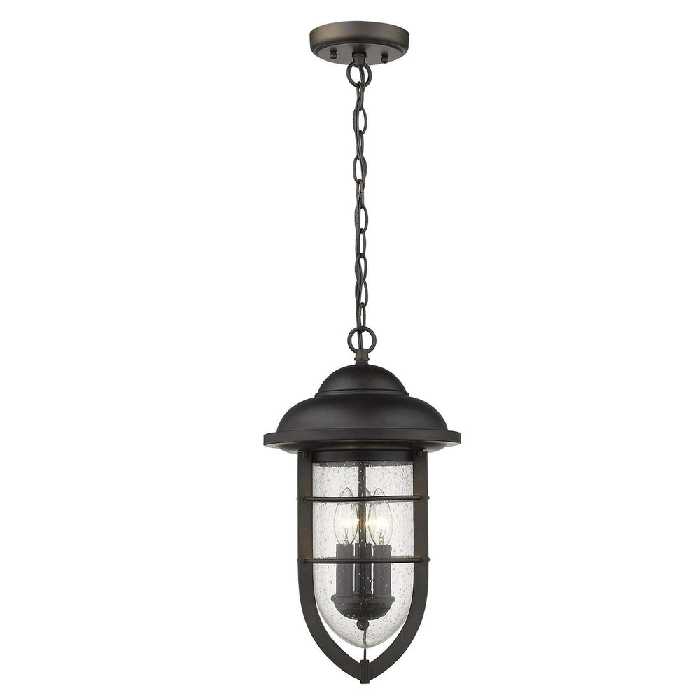 Dylan 3-Light Oil-Rubbed Bronze Hanging Lantern - Homeroots - Flyclothing LLC