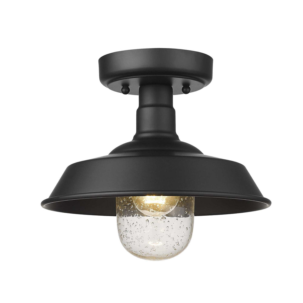 Matte Black Shallow Plate Adjustable Pendant Light - Homeroots - Flyclothing LLC