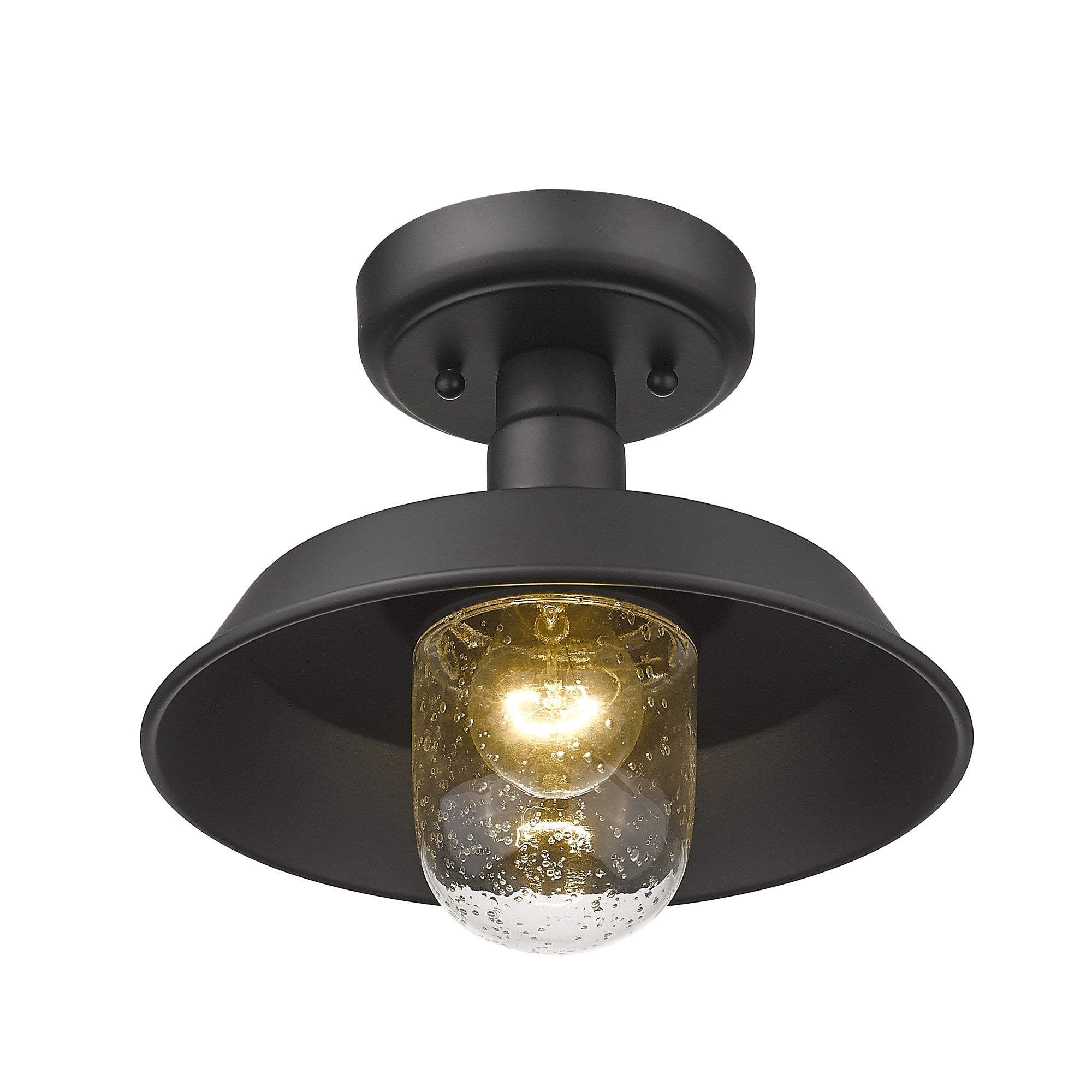 Matte Black Shallow Plate Adjustable Pendant Light - Homeroots - Flyclothing LLC
