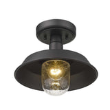 Matte Black Shallow Plate Adjustable Pendant Light - Homeroots - Flyclothing LLC