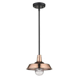 Shiny Copper Shallow Plate Adjustable Pendant Light - Homeroots - Flyclothing LLC