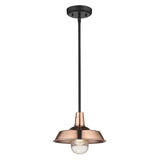 Shiny Copper Shallow Plate Adjustable Pendant Light - Homeroots - Flyclothing LLC