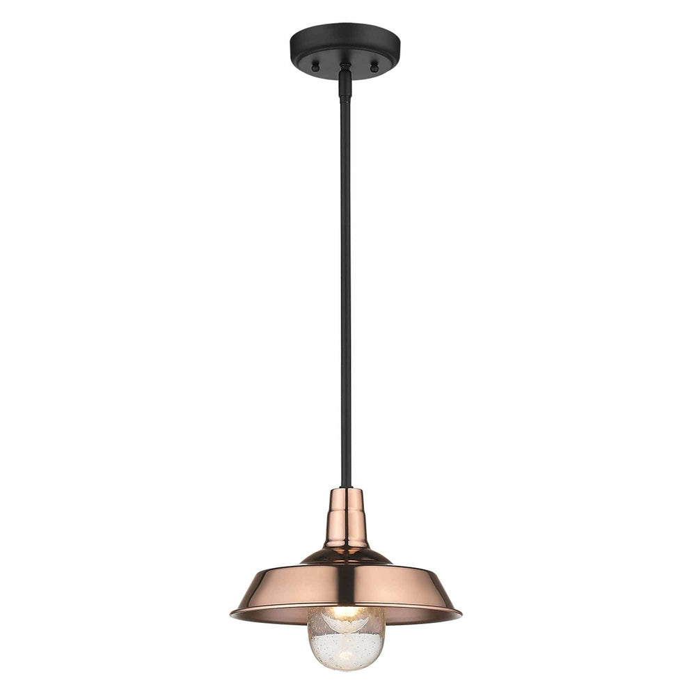 Shiny Copper Shallow Plate Adjustable Pendant Light - Homeroots - Flyclothing LLC