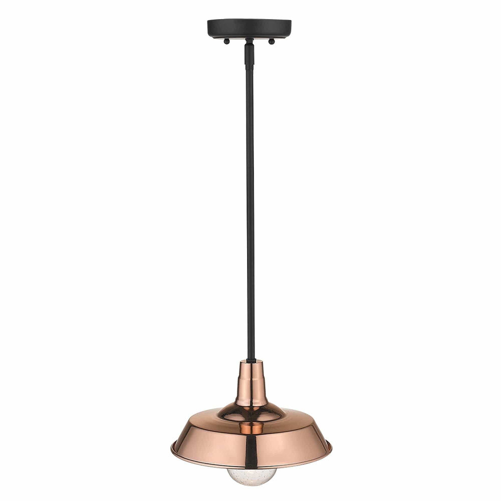 Shiny Copper Shallow Plate Adjustable Pendant Light - Homeroots - Flyclothing LLC