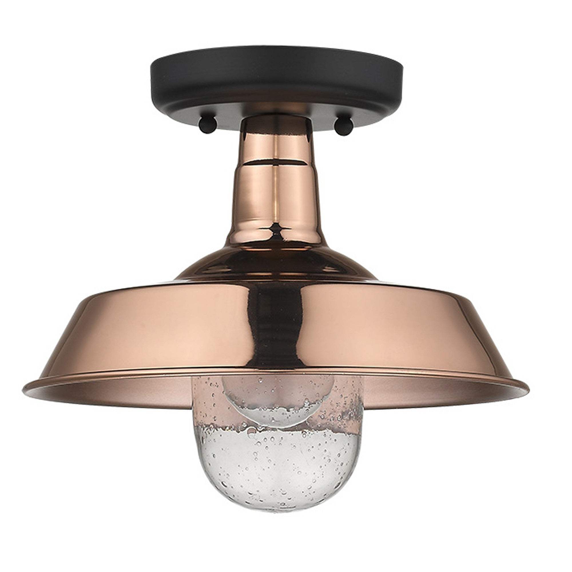 Shiny Copper Shallow Plate Adjustable Pendant Light - Homeroots - Flyclothing LLC
