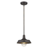 Antique Bronze Shallow Plate Adjustable Pendant Light - Homeroots - Flyclothing LLC