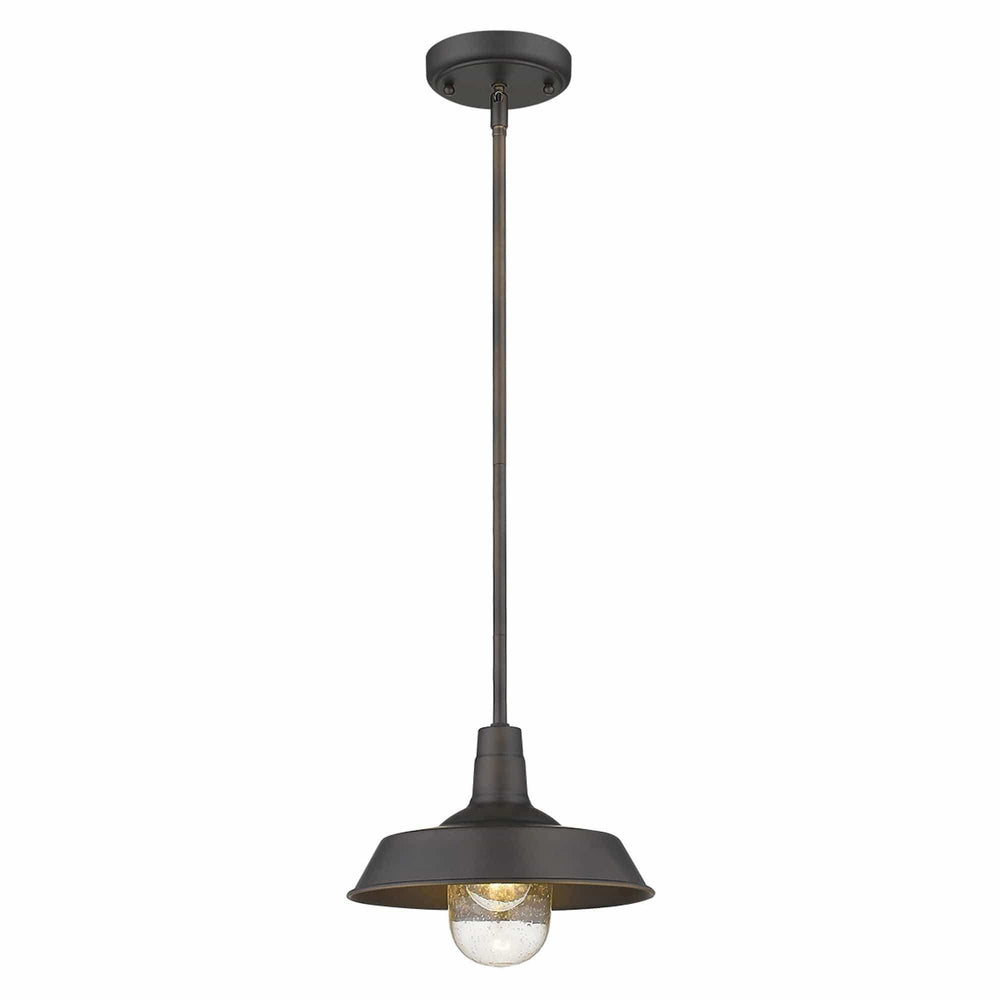 Antique Bronze Shallow Plate Adjustable Pendant Light - Homeroots - Flyclothing LLC