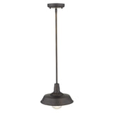 Antique Bronze Shallow Plate Adjustable Pendant Light - Homeroots - Flyclothing LLC