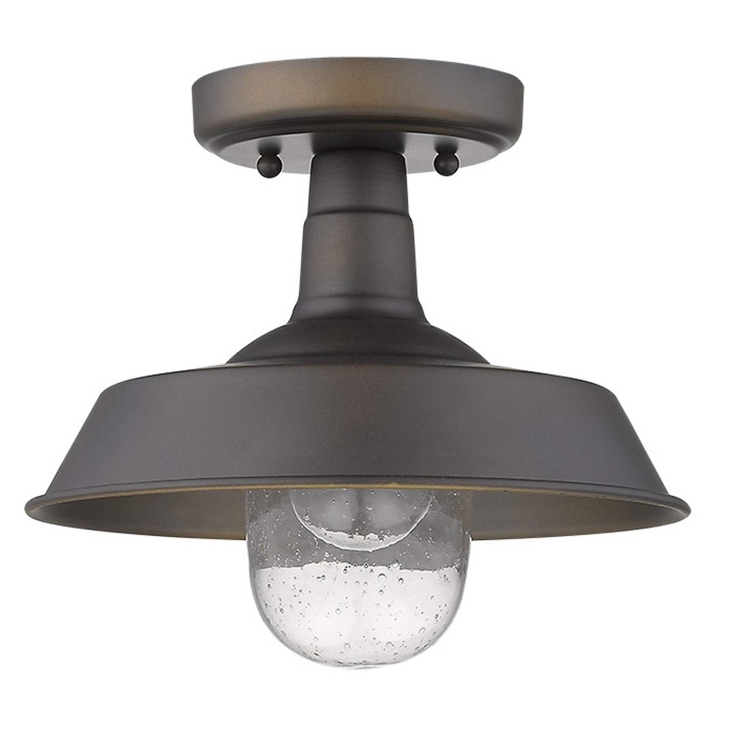 Antique Bronze Shallow Plate Adjustable Pendant Light - Homeroots - Flyclothing LLC