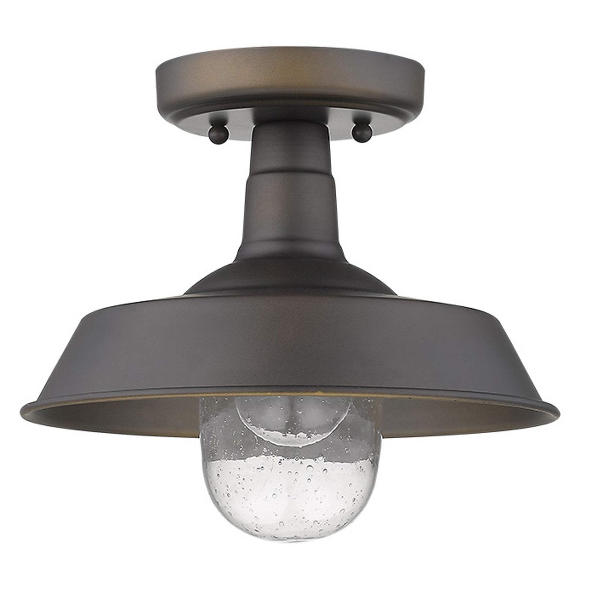 Antique Bronze Shallow Plate Adjustable Pendant Light - Homeroots - Flyclothing LLC