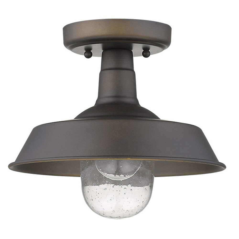 Antique Bronze Shallow Plate Adjustable Pendant Light - Homeroots - Flyclothing LLC