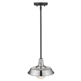 Silver Shallow Plate Adjustable Pendant Light - Homeroots - Flyclothing LLC