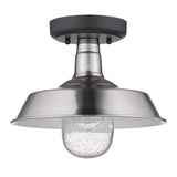 Silver Shallow Plate Adjustable Pendant Light - Homeroots - Flyclothing LLC