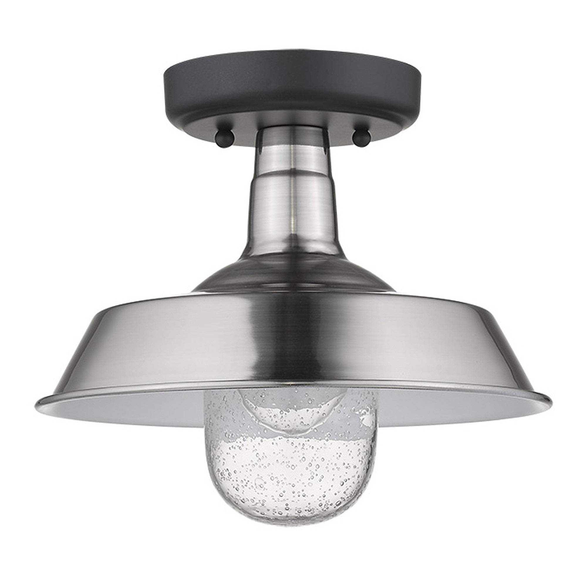 Silver Shallow Plate Adjustable Pendant Light - Homeroots - Flyclothing LLC