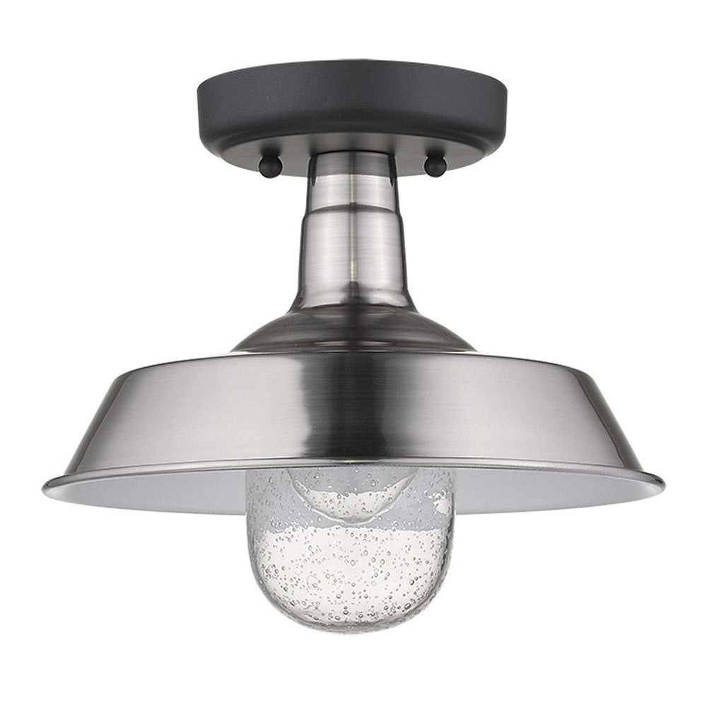 Silver Shallow Plate Adjustable Pendant Light - Homeroots - Flyclothing LLC