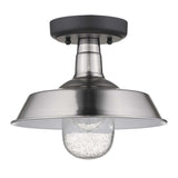 Silver Shallow Plate Adjustable Pendant Light - Homeroots - Flyclothing LLC