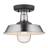 Silver Shallow Plate Adjustable Pendant Light - Homeroots - Flyclothing LLC