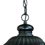 Naples 1-Light Matte Black Hanging Light - Homeroots - Flyclothing LLC