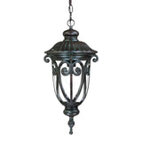 Naples 1-Light Marbelized Mahogany Hanging Light - Homeroots