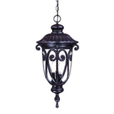 Naples 3-Light Marbelized Mahogany Hanging Light - Homeroots