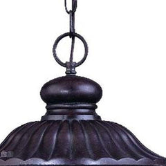 Naples 3-Light Marbelized Mahogany Hanging Light - Homeroots