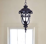 Naples 3-Light Marbelized Mahogany Hanging Light - Homeroots - Flyclothing LLC