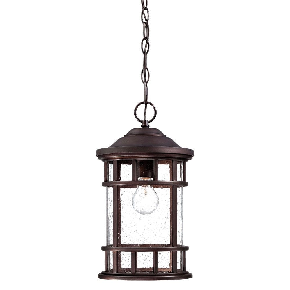 Antique Bronze Canister Hanging Light - Homeroots