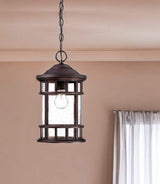 Antique Bronze Canister Hanging Light - Homeroots - Flyclothing LLC