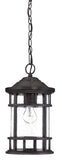 Matte Black Canister Hanging Light - Homeroots