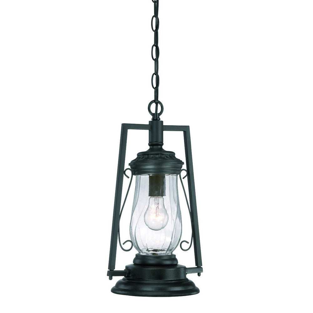 Matte Black Oil Lamp Hanging Light - Homeroots - Flyclothing LLC