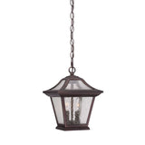 Antique Bronze Birdhouse Shape Outdoor Hanging Light - Homeroots