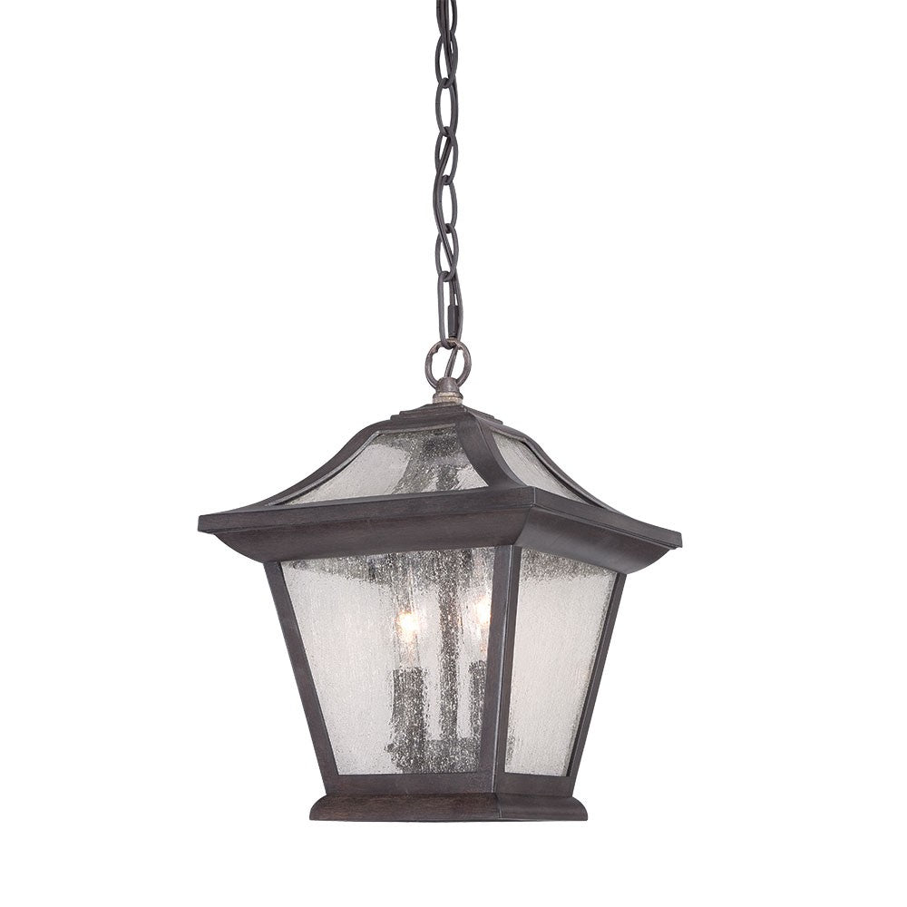 Matte Black Birdhouse Shape Outdoor Hanging Light - Homeroots